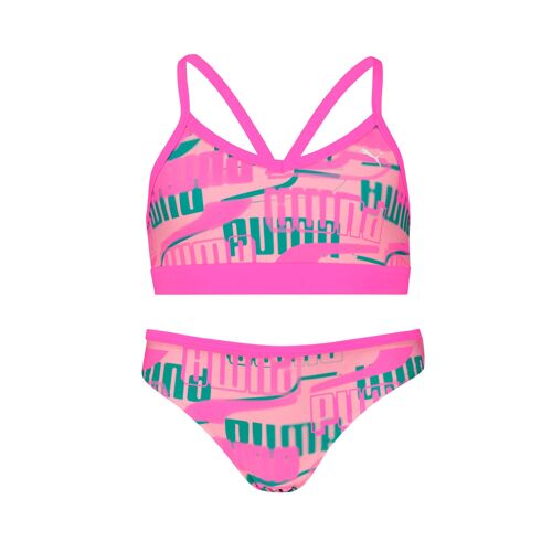 Puma Girls' Bikini Set, Vêtements, Rose Combo, 14 Y
