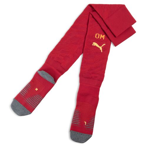 Puma Chaussettes De Gardien 25/26 Olympique De Marseille Homme, Vêtements, Dark Crimson/Sunny Jaune, 31-34