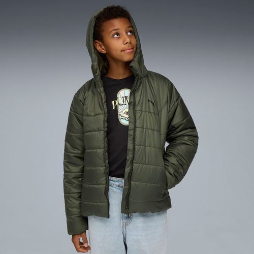 Puma Doudoune À Capuche Essentials Enfant Et Adolescent, Vêtements, Dark Olive, 15-16y