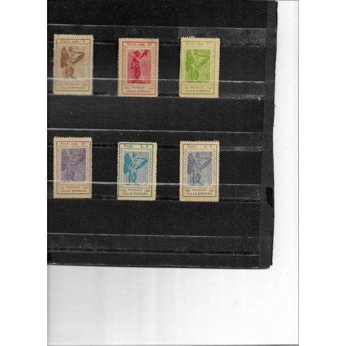 6 Vignettes Patrioti Valle Bormida 1943-45