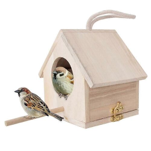 Nichoir Pour Mésanges,Kit De Nichoir Robin,Nichoir,Résistant Aux Intempéries Pour Pendre,Nichoirs Pour Oiseaux Nichoir