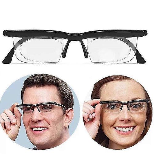 Lunettes De Vue À Cadran Réglable,Vision Claire -6d À +3d Lunettes De Lecture À Mise Au Point Réglable Fournitures De Lunettes À Focale Variable Pour Les Personnes Âgées 