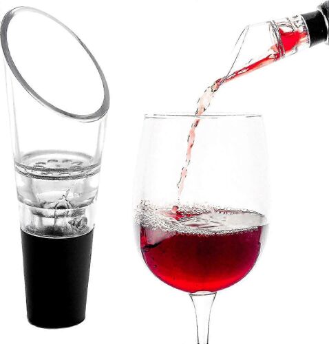 Aérateur De Vin Blanc/Rouge Bec Verseur,Acrylique,Multicolore,7 X 3 X 3 Cm