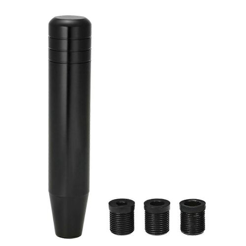 Noir 18cm De Longueur Universel En Aluminium Voiture Camion Course Levier De Vitesse Bâton Avec 3 Adaptateur