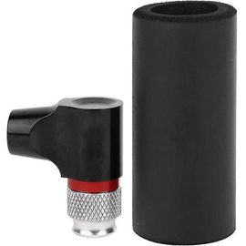 Pompe À Pneu Universelle Portable Pour Vélo Co2 Schrader / Presta Valve Gonfleur De Vélo En Alliage D'aluminium Noir