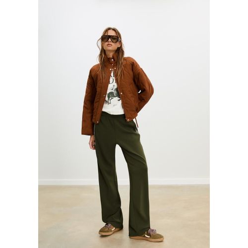 Stradivarius Veste Matelassée Camel Clair M