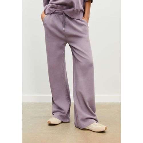 Stradivarius Pantalon Jogger Straight Effet Délavé Prune L