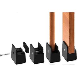 Élévateur De Pied De Lit Réglable De 2 Pouces,Rehausseurs De Meubles Robustes De 5 Cm,Pour Épaisseur De Pied De Lit 0-1,5 Pouce,Hauteur De Lit,Canapé,Bureau,Armoire,Support 2000kg