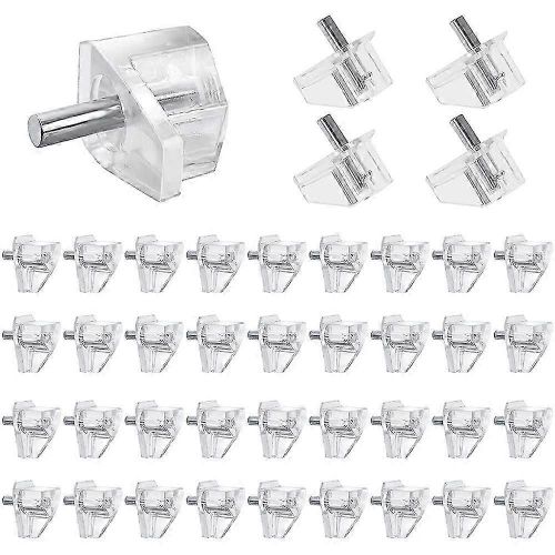 20 pièces 3 mm goupilles d'étagère chevilles de support transparentes chevilles d'étagère d'armoire chevilles pinces support d'étagère chevilles pour