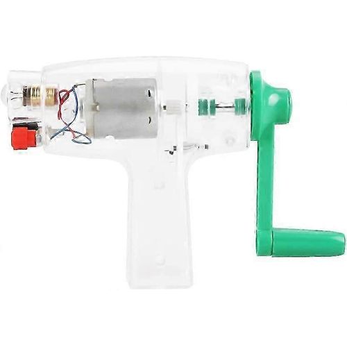 manivelle portable dynamo chargeur,manuel électricité courant continu générateur d'ampoule kit science expérience enfants jouet