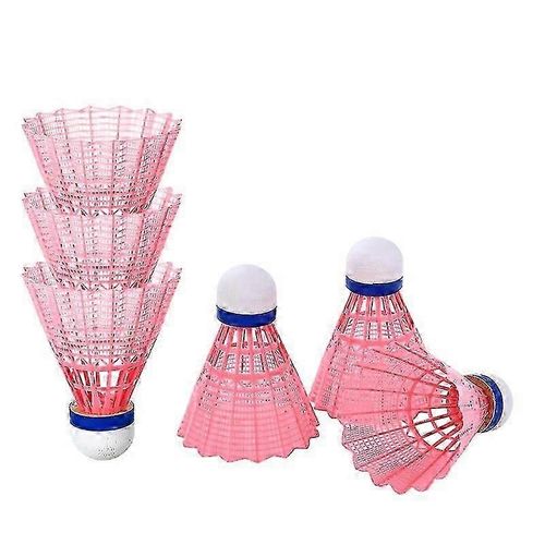 Lot De 6 Volants De Badminton Pratiques En Nylon Et Plastique, Fournitures De Sport, Accessoires D'exercice