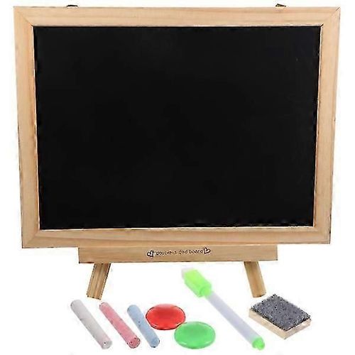 1 Ensemble Tableau Noir Double Face Enfants Tableau Blanc Tableau D'écriture Tableau Noir Autoportant Pour Enfants