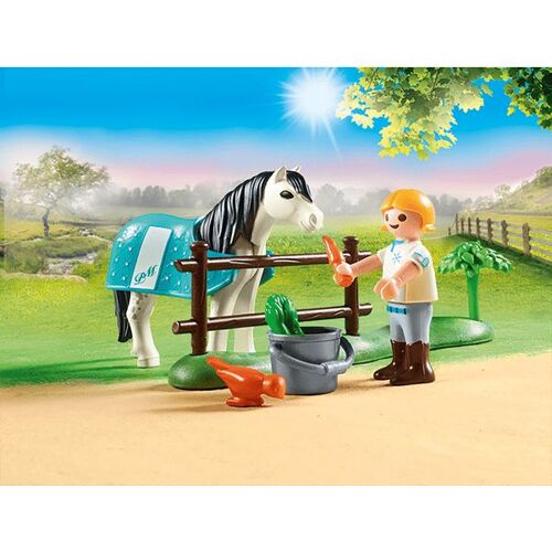 Playmobil Country - Le Poney Club - 1 Personnage, 1 Poney Et Accessoires - 23 Pièces