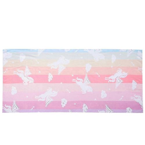 Serviette De Plage En Microfibre, Motif Licorne D'été, Serviette De Bain, Couverture De Voyage Pour Femmes Adultes