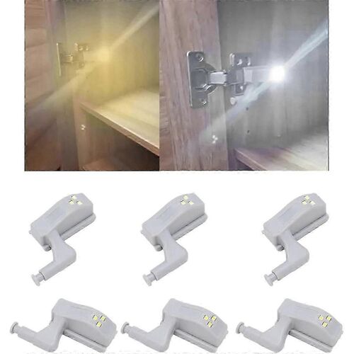 Charnière LED Lumière Armoire Universelle Armoire Armoire Charnière LED Veilleuse Pour Cuisine Maison Chambre Lampe-Cool