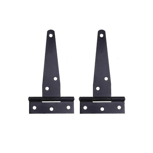 2 PCS charnières robustes Charnières à fermeture automatique Charnières de clôture Charnières de meubles Charnières de porte en nickel satiné
