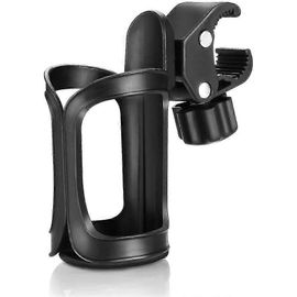Porte-Gobelet De Poussette,Porte-Gobelet De Vélo,Porte-Gobelet De Déambulateur,Porte-Gobelet Universel Pour Poussette,Vélo,Fauteuil Roulant (1pcs,Noir