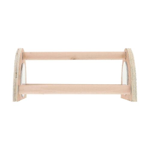 Perchoir De Poulet En Bois Support Perroquet Rack Debout Perroquet Bâton Debout Avec Miroir
