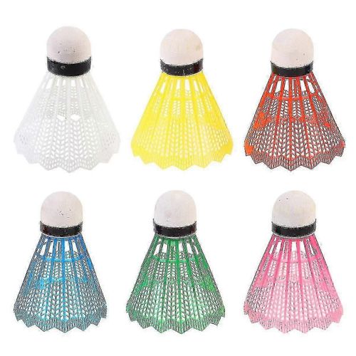 10pcs Balle Colorée Badminton Ballons De Badminton Volants Sports De Plein Air Accessoires De Badminton (Couleur Aléatoire)