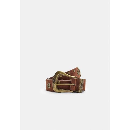 Stradivarius Ceinture À Clous Ronds Marron 70
