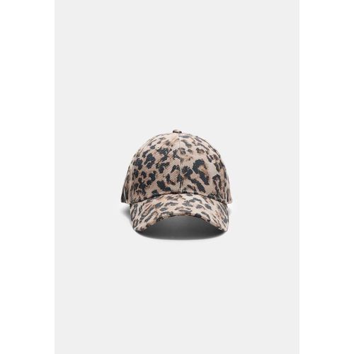 Stradivarius Casquette Léopard Marron Os