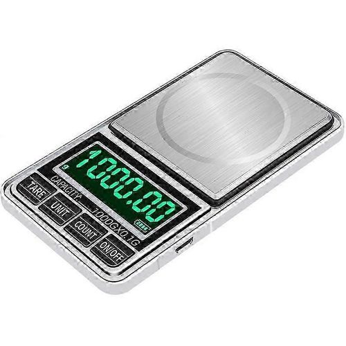 Xhx Mini Balance De Poche,Balances De Bijouterie Numériques Portables De Haute Précision,Mini Balance De Cuisine Balance Balance Balance Balance Balance (Couleur : 1kg/0.1g)