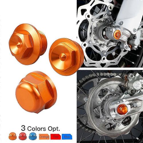 Écrou D'essieu De Serrure De Roue Avant Arrière De Moto Pour Ktm 125 200 250 300 350 400 450 500 Exc Excf Xcw 2016-2022 Accessoires En Aluminium