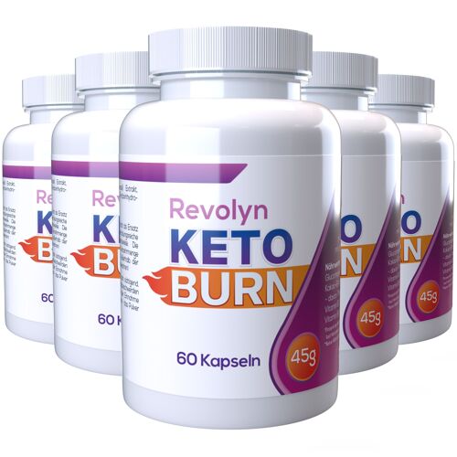 Revolyn Keto Burn - 300 Gélules (5x 60 Gélules), Paquet De 5 