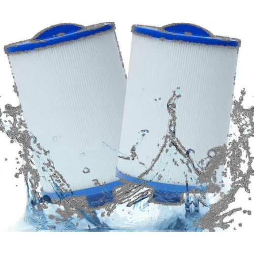 Nouveau Lot De 2 Cartouche Filtrante De Spa Pour Spa Unicel 6CH-940 Ploutco Pww50P3 Skimmer D'accès Frontal De Voie D'eau Et Filbur Fc-0359-BON