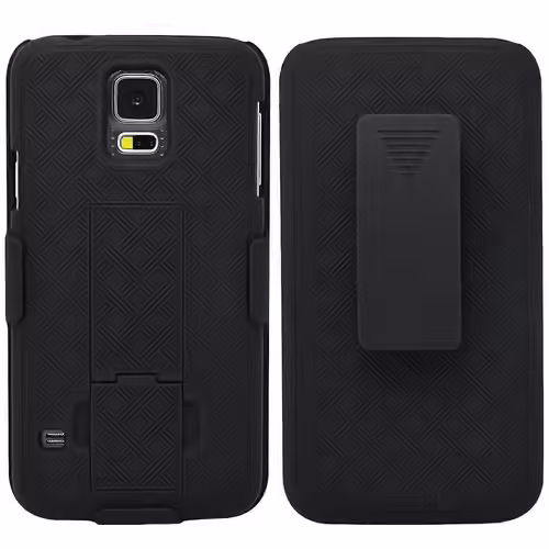 Combo D'étui À Coque Caoutchouté Cellulaire Illimité Pour Galaxy S5-En Stock