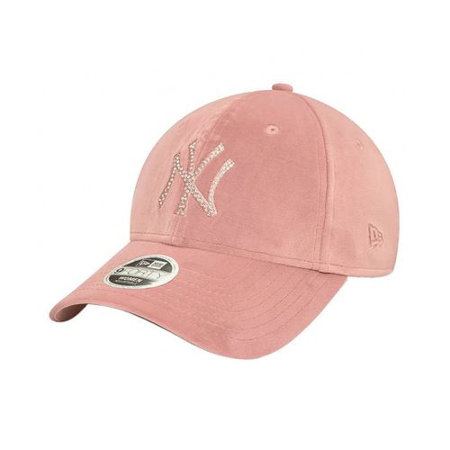 Casquette 9forty Adjustable Ny Yankees Velour Diamante Rose - Femme