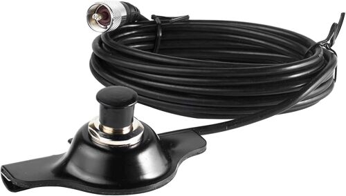 Support De Montage D'Antenne Bpc Sur Tronc Pour Antenne Avec Filetage Pl, Comprend Un Câble De 5 M