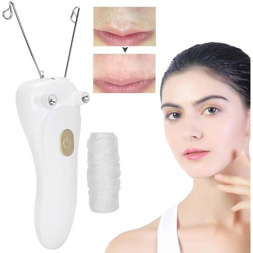 Épilateur À Fil Électrique, Épilation Du Visage Et Du Corps, Chargement Usb, Or, 5w, 500mah, Hôte, Rouleau De Fil De Coton, Manuel, Câble Usb