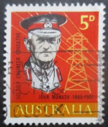 Australie N°313 Général Sir John Monash Oblitéré