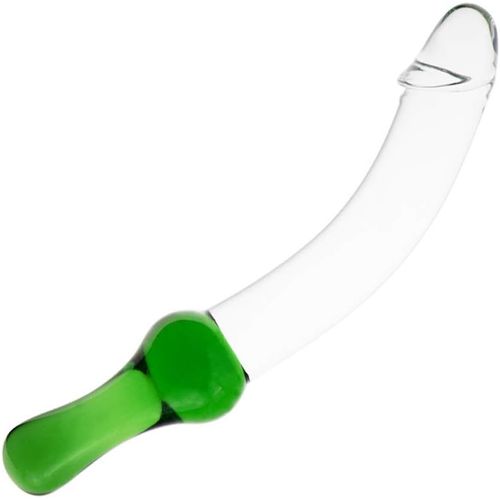 Plug Anal En Verre,Gode Anal En Cristal Avec Poignée Et Gland,Masseur De Prostate Masturbateur Point G Jouets Sexuels Pour Hommes Et Femmes