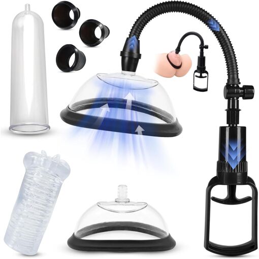 Masturbateur Automatique Pour Homme LOVE AND VIBES - Pompage Mains Libres, Télescopique, Neuf