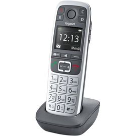CHECARZHN--NO1-E560Hx - Combiné Dect Avec Socle De Chargement - Téléphone Senior Sans Fil Pour Routeur Et Base Dect - Compatible Fritzbox - Appel D'Urgence Avec 4 Numéros - Bouton Ultra Rapide Et Bou
