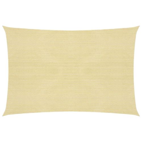 Vidaxl Voile D'ombrage 160 G/M² Beige 5x6 M Pehd
