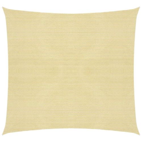 Vidaxl Voile D'ombrage 160 G/M² Beige 6x6 M Pehd