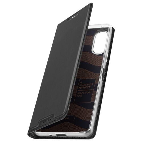 Étui pour Sony Xperia 10 VI Clapet Porte-carte Support Vidéo Dux Ducis Noir
