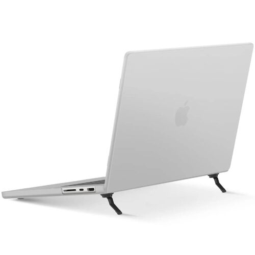 Coque pour MacBook Pro 16' 2021 / 2023 / 2024 Protection 360° avec Support Blanc
