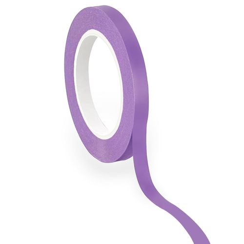 Ruban Vinylique Pour Masques De Précision,Fine Line Adaptable,Conformabilité Exceptionnelle,Peinture,Peinture,Voiture,Résistant Aux Hautes Températures-Violet (6 Mm X 55 M)