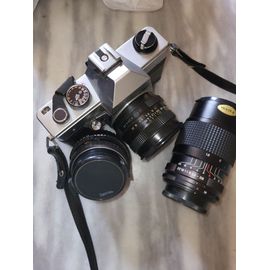 Appareil photo vintage Praktica MTL 5 + 2 objectifs