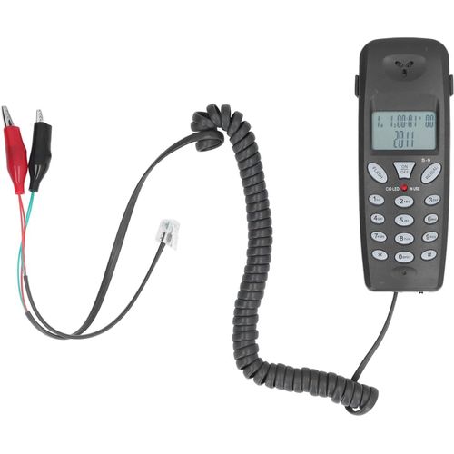 CHECARZHN--NO1-Téléphone Filaire, Fsk Dtmf Téléphone D'Identification De L'Appelant Téléphone Filaire Téléphone D'Extension De Mode Fixe Pour La Maison