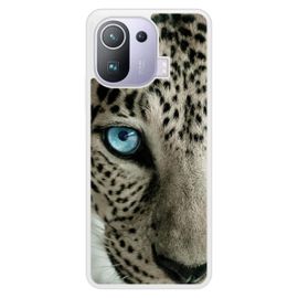Coque Silicone Renforcée - Compatible Xiaomi Mi 11 - Design Oeil De Leopard