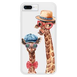 Coque Silicone Renforcée - Compatible Apple Iphone 6 - Design Funny Girafe