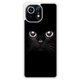 Coque Silicone Renforcée - Compatible Xiaomi Mi 11 - Design Yeux De Chat