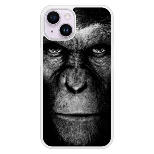 Coque Silicone Renforcée - Compatible Apple Iphone 14 - Design Singe
