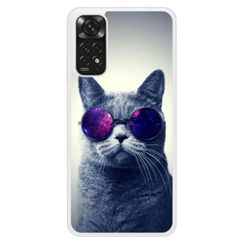 Coque Silicone Renforcée - Compatible Xiaomi Redmi Note - Design Chat A Lunette