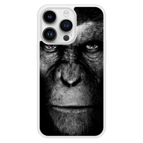 Coque Silicone Renforcée - Compatible Apple Iphone 14 - Design Singe